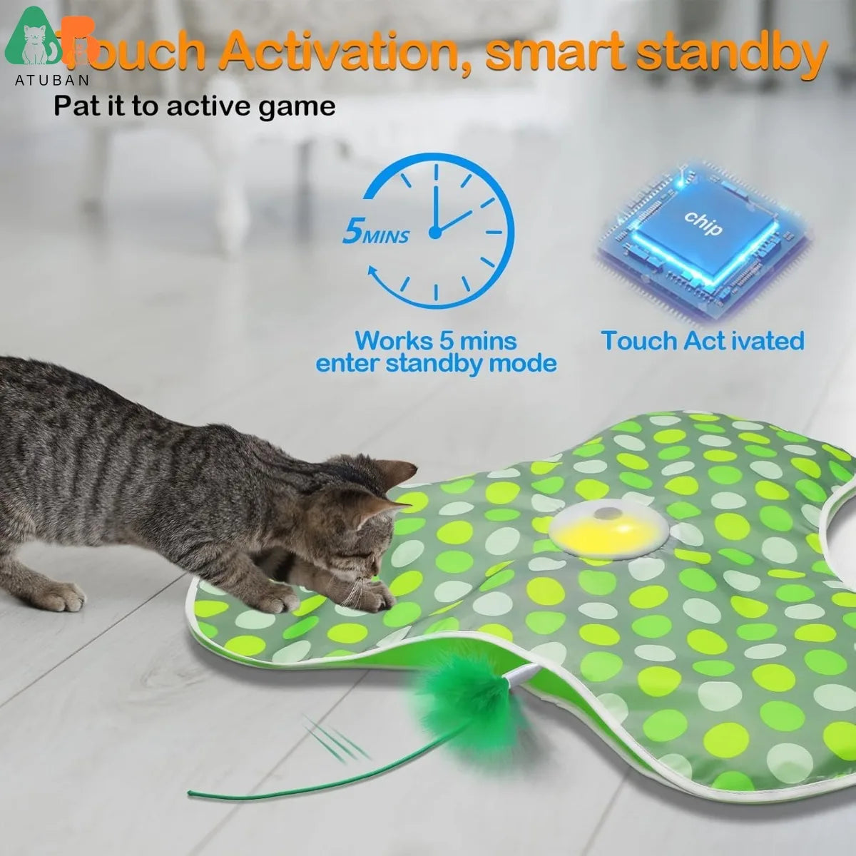 The 'Pounce & Play' Interactive Cat Mat