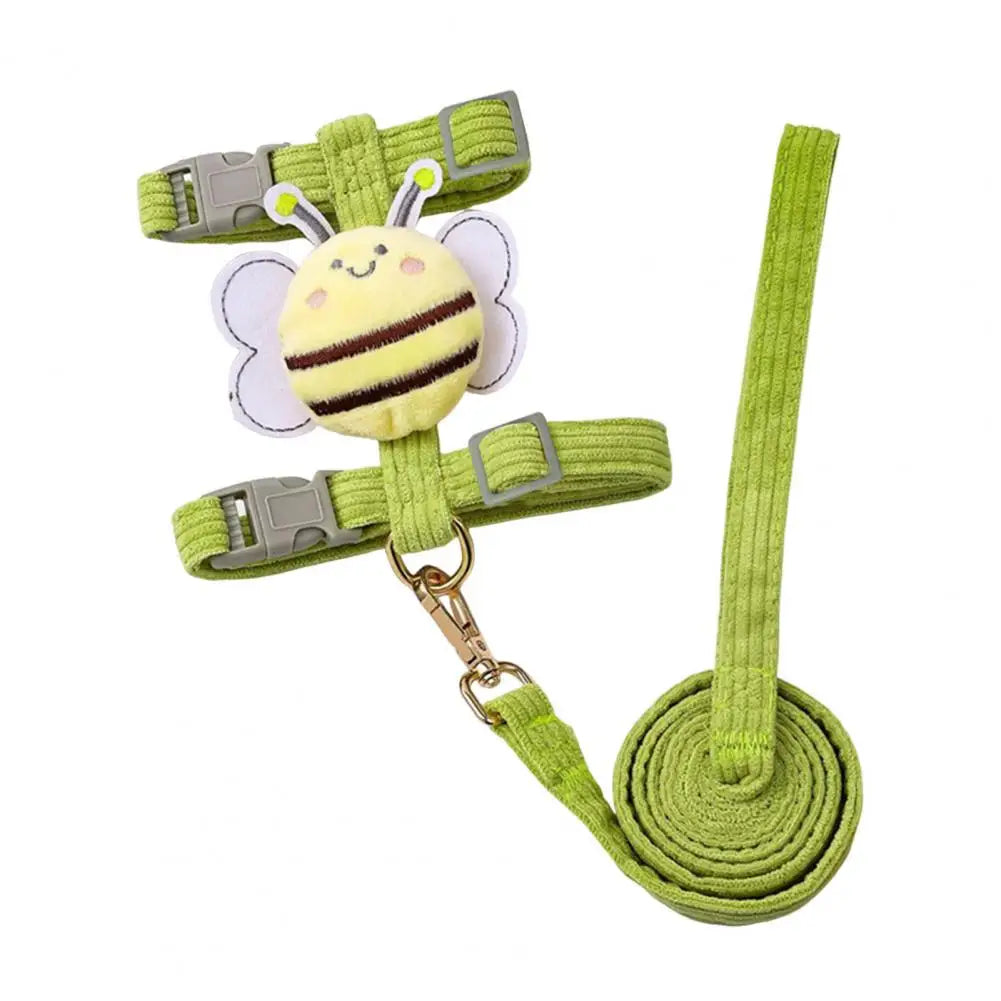 The "Little Buzzer" Corduroy Harness & Lead Set