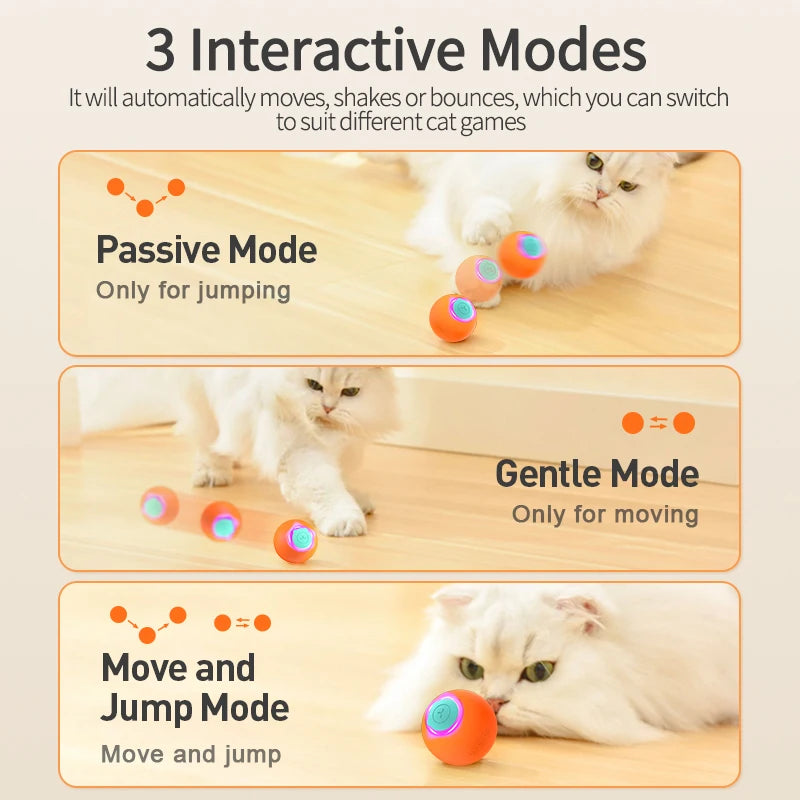 PounceMaster Pro | The Smart Interactive Cat Bouncing Ball