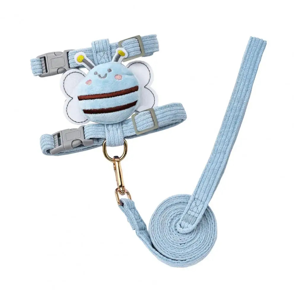 The "Little Buzzer" Corduroy Harness & Lead Set