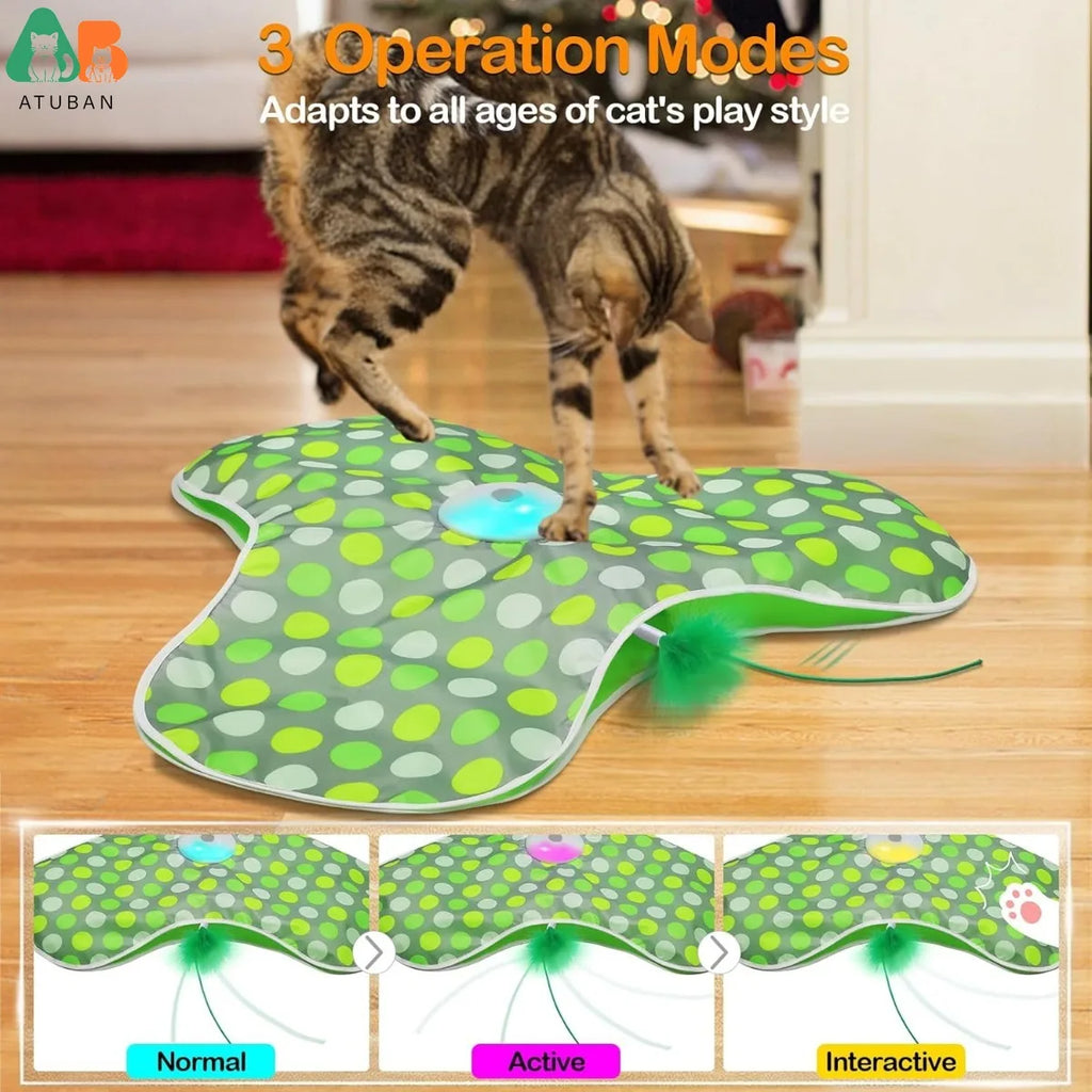 The 'Pounce & Play' Interactive Cat Mat