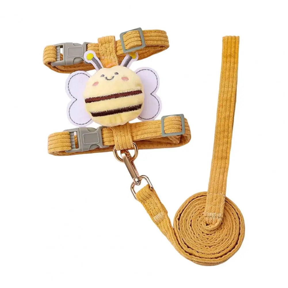 The "Little Buzzer" Corduroy Harness & Lead Set