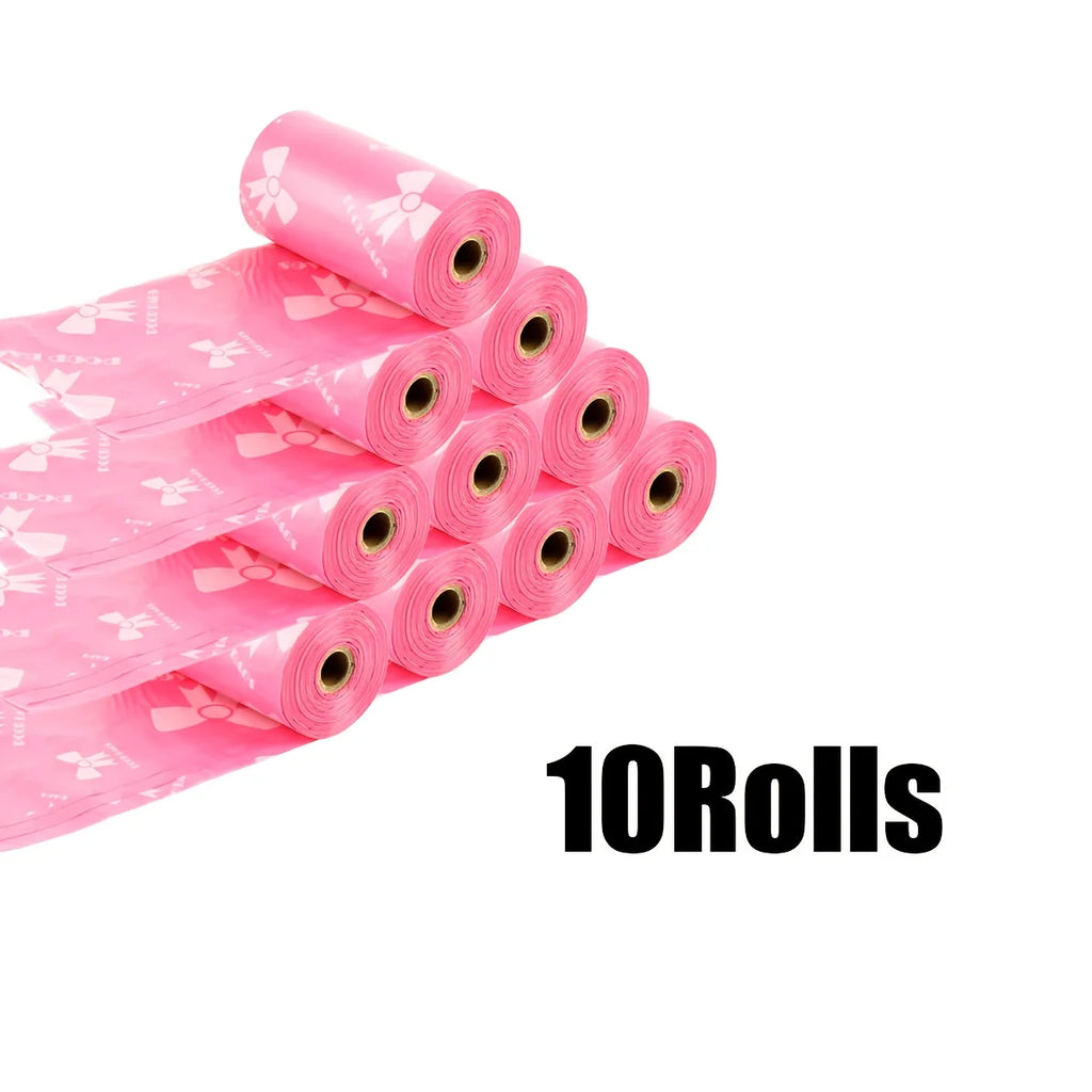 Pooch's Pink Charm Poop Bags