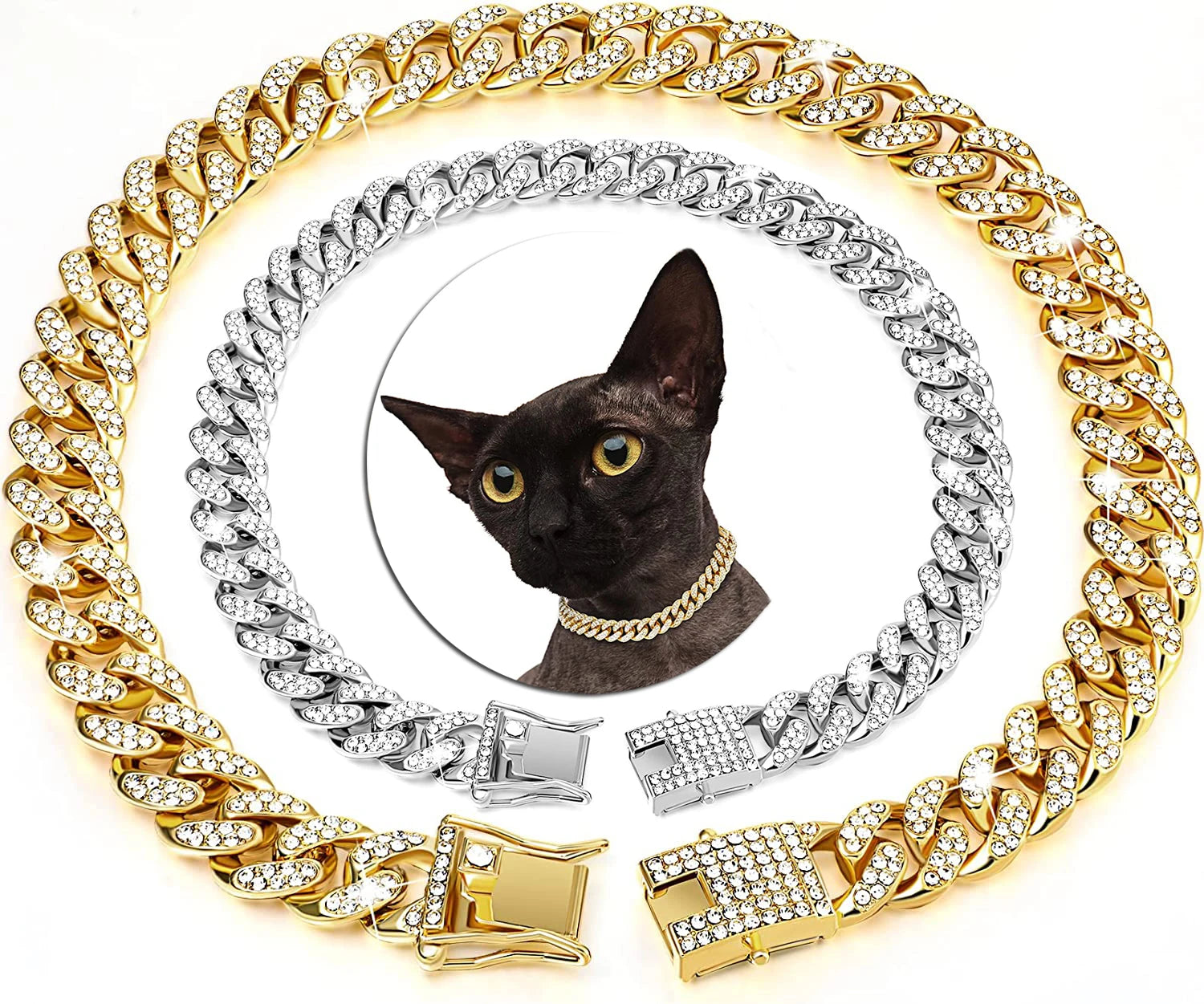 The "Cubic Canine & Feline Crown" Collar