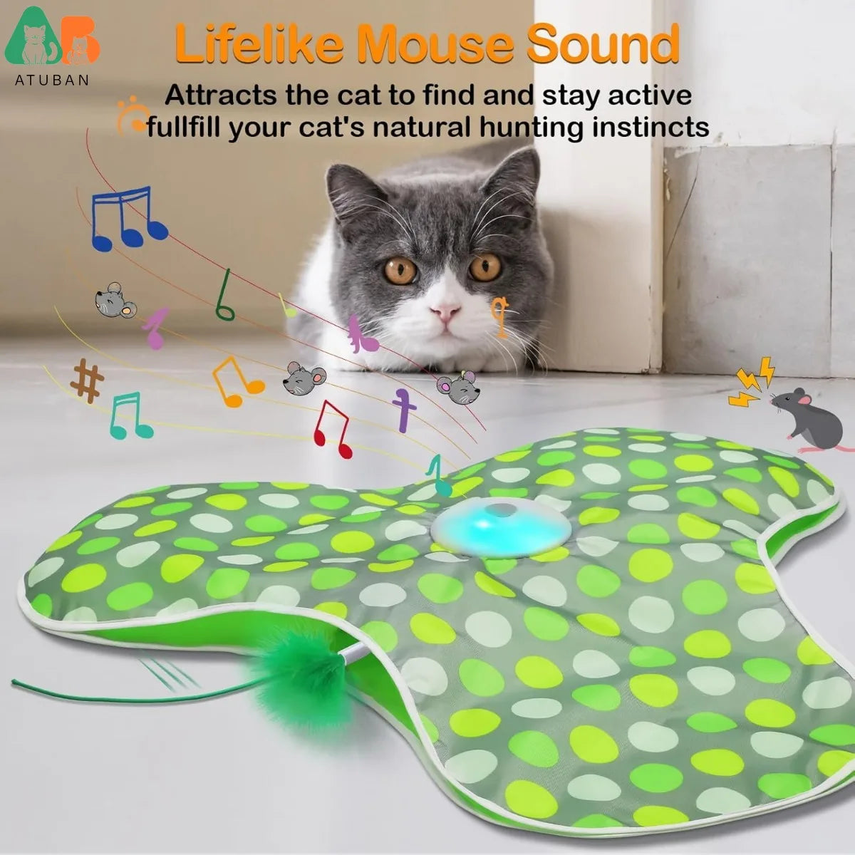 The 'Pounce & Play' Interactive Cat Mat