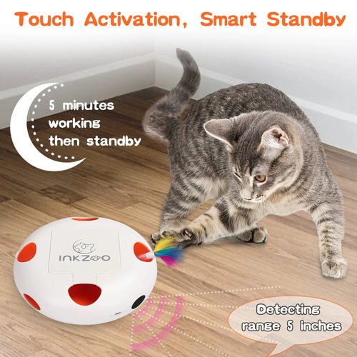 INKZOO Whack-A-Mole Cat Toy
