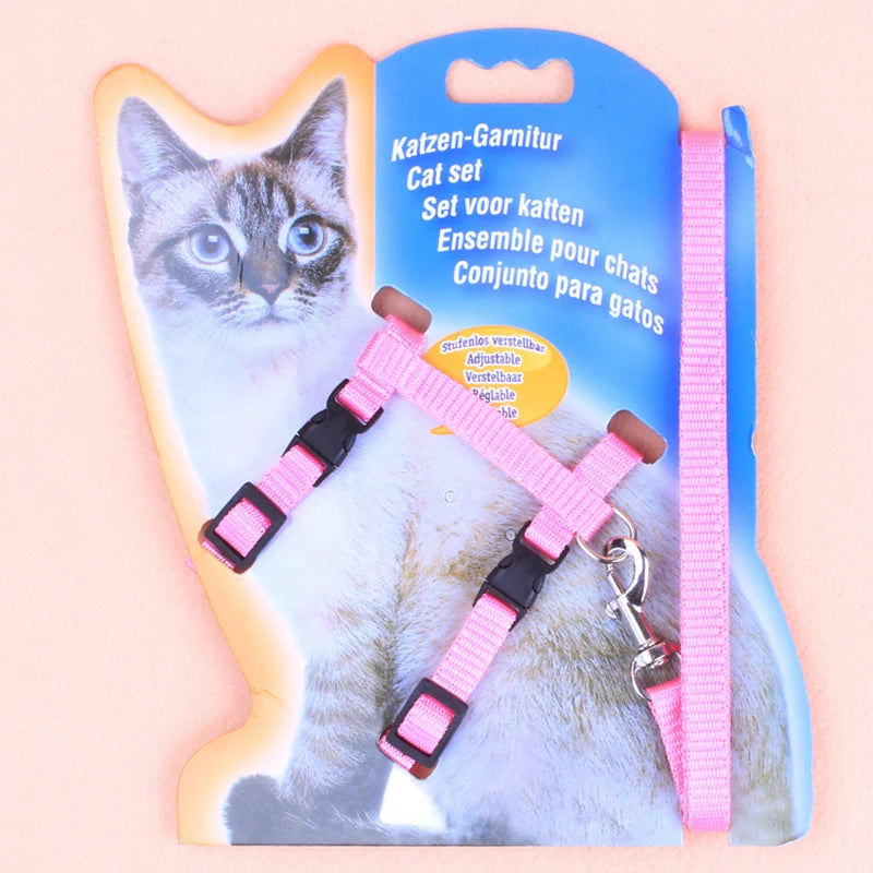 The "Purr-fect Explorer" Cat Safety Harness & Lead Set
