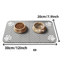 The "Paws & Floors" Feeding Mat