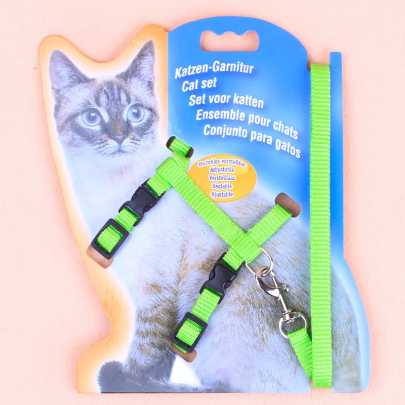 The "Purr-fect Explorer" Cat Safety Harness & Lead Set