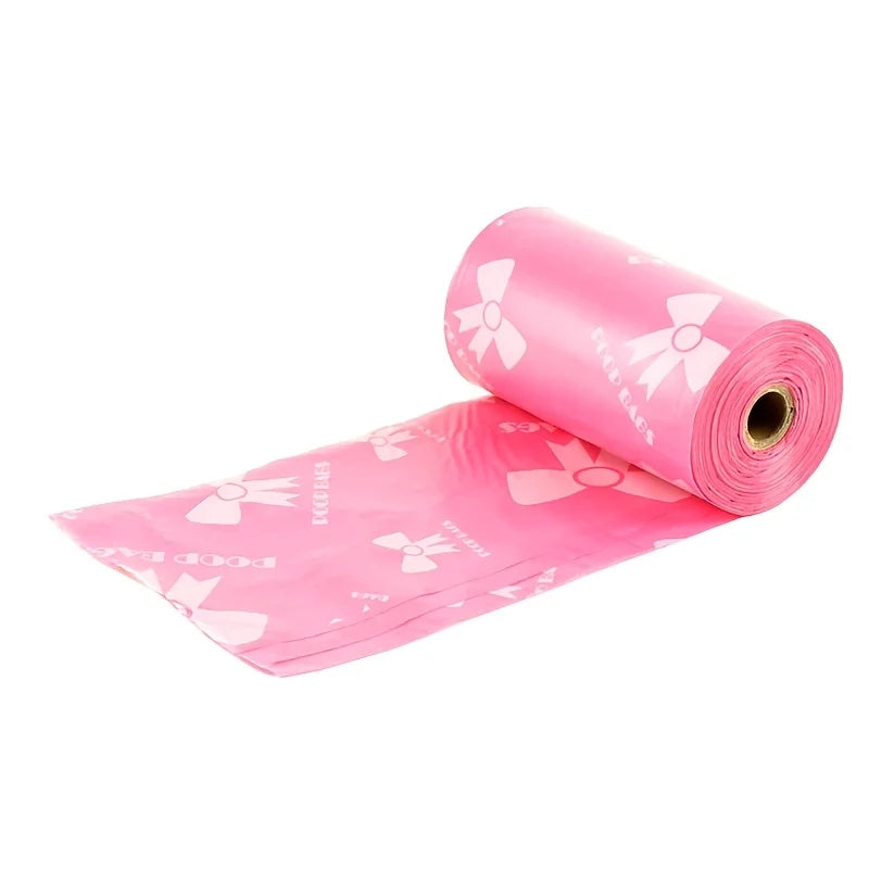 Pooch's Pink Charm Poop Bags