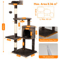 The 'Kitty King's Keep' Multi-Level Cat Tree