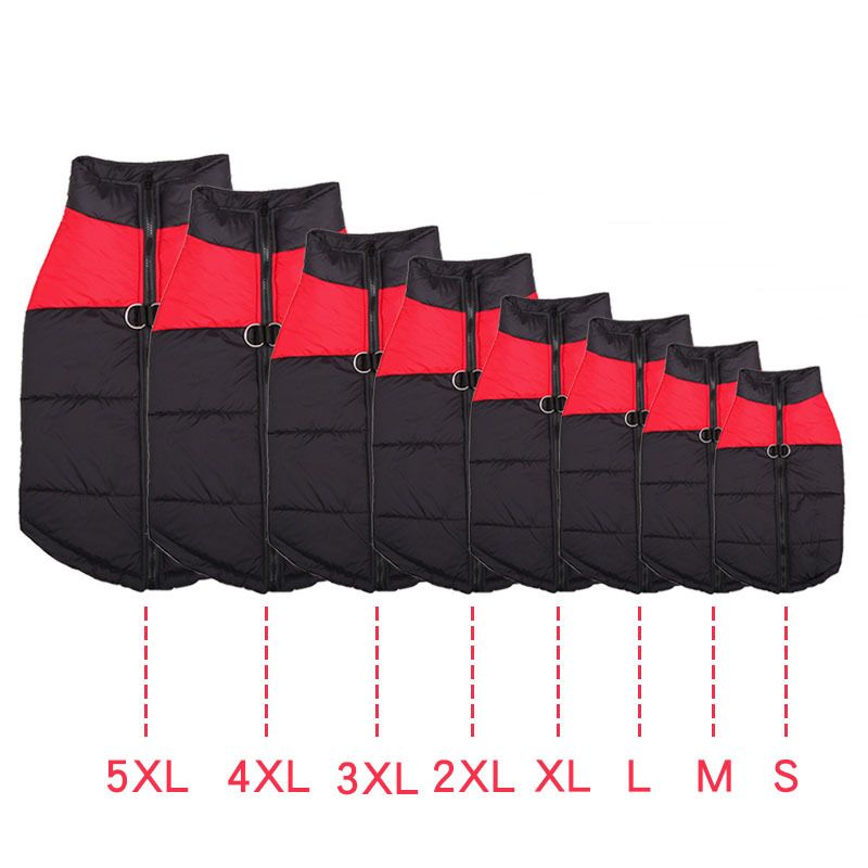 The Padded Thermal Dog Puffer | Black & Colour-Block